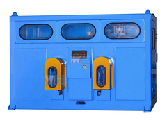 التلقائي بكرة مزدوجة تأخذ آلة لآلة سحب الأسلاك النحاسية الألومنيوم